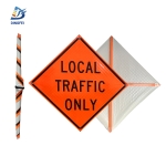 Roll Up Sign & Stand - Local Traffic Only Reflective Roll Up Traffic Sign